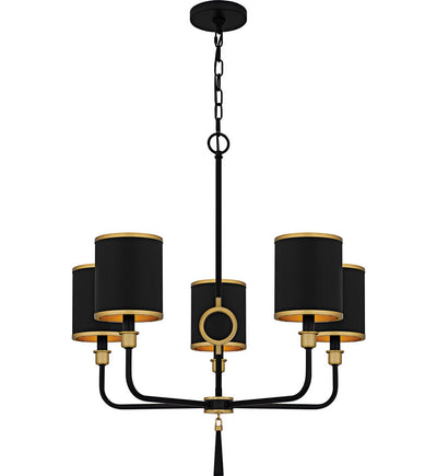Quoizel - LKY5028MBK - Lockery 26.5" Chandelier
