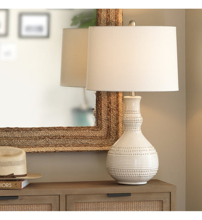 Jamie Young - LS9DROPLETWH - Droplet 28" Table Lamp