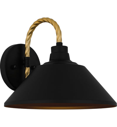 Quoizel - LSH8411MBK - Longshore 11.75" Outdoor Wall Sconce