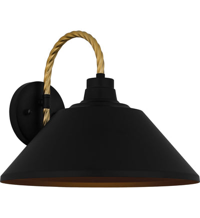 Quoizel - LSH8414MBK - Longshore 14.5" Outdoor Wall Sconce
