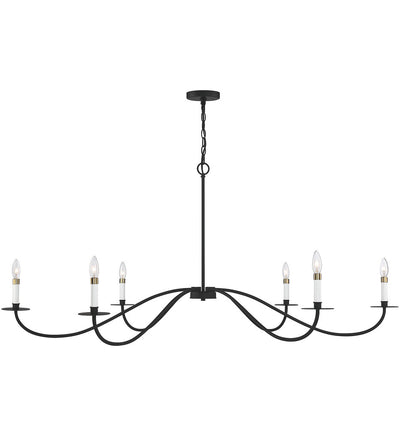 Meridian - M100105MBK - Meridian 60" Chandelier