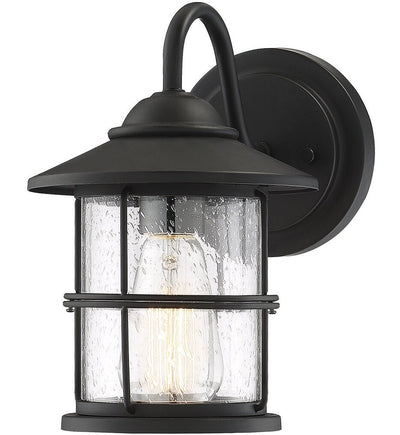 Meridian - M50014BK - Meridian 10" Outdoor Wall Sconce