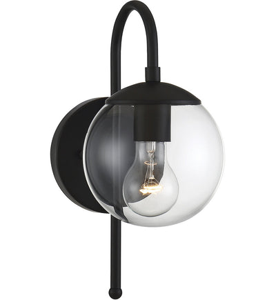Meridian - M50030BK - Meridian 13" Outdoor Wall Sconce