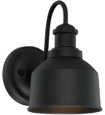 Meridian - M50046BK - Meridian 9" Outdoor Wall Sconce