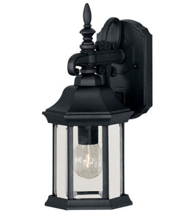 Meridian - M50056BK - Meridian 14.25" Outdoor Wall Lantern