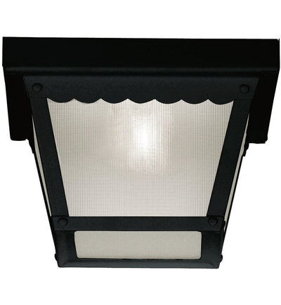 Meridian - M50058BK - Meridian 8" Outdoor Flush Mount