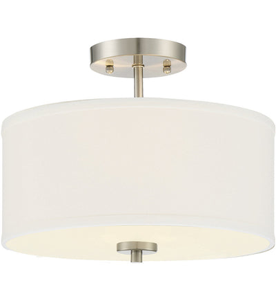 Meridian - Meridian 13" Semi-Flush Mount