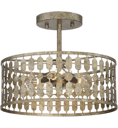 Meridian - M60038OG - Meridian 12" Semi-Flush Mount