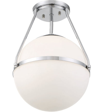 Meridian - Meridian 13" Semi-Flush Mount