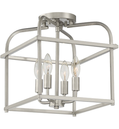 Meridian - Meridian 12" Semi-Flush Mount