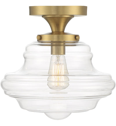 Meridian - Meridian 12" Semi-Flush Mount