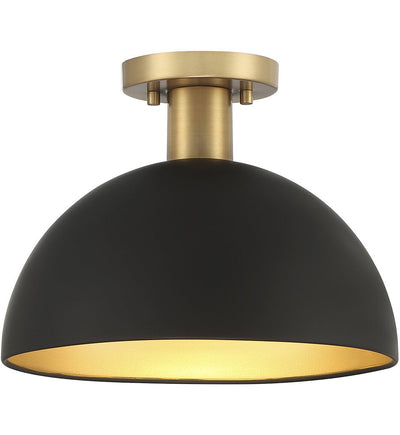 Meridian - Meridian 12" Semi-Flush Mount