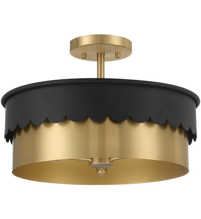Meridian - Meridian 16" Semi-Flush