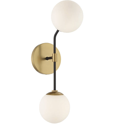 Meridian - M90098MBKNB - Meridian 10" Wall Sconce