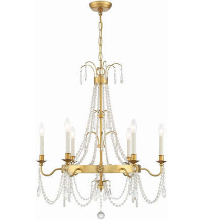 Crystorama - MAI-18606-GA - Maizey 28" Chandelier