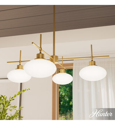 Hunter - 13190 - Jasmine Roth Getty 34" Chandelier