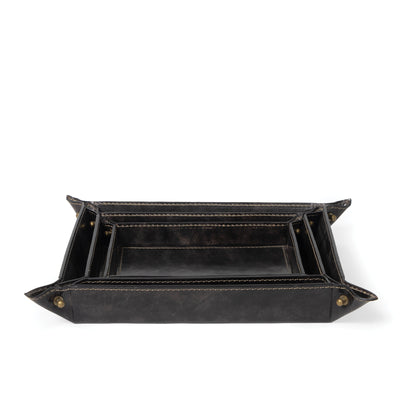 Regina Andrew - Derby Leather Tray Set