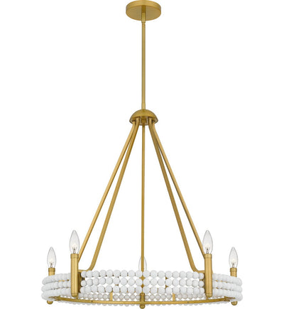 Quoizel - MOL5027BRG - Molly 27" Chandelier