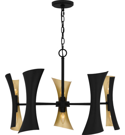 Quoizel - MYL5027MBK - Myla 27.25" Chandelier
