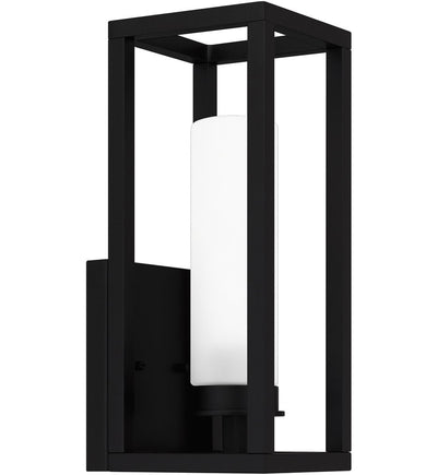 Quoizel - NEV8405MBK - Neville 12.75" Outdoor Wall Sconce