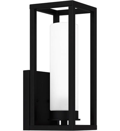 Quoizel - NEV8406MBK - Neville 15" Outdoor Wall Sconce