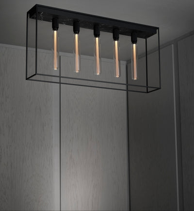 Buster & Punch - Caged 43.31-inch Semi-Flush Mount