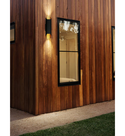 Justice Design Group - NSH-4092W-MBBR - Monterey 16.5" Outdoor Wall Sconce