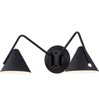 Justice Design Group - NSH-4242-MBTX - Zag 8" Wall Sconce