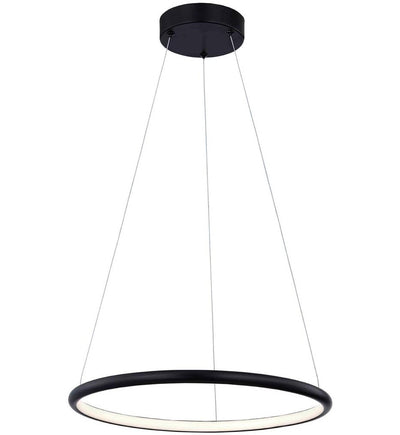 Justice Design Group - NSH-4481-MBLK - Circola 17" Pendant