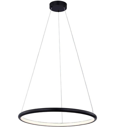 Justice Design Group - NSH-4482-MBLK - Circola 24.5" Pendant