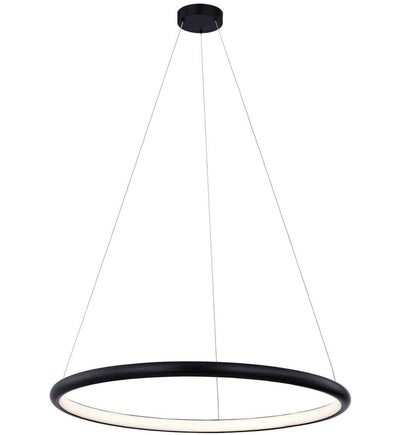 Justice Design Group - NSH-4484-MBLK - Circola 36" Pendant