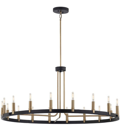 Justice Design Group - NSH-8045-MBBR - Clayton 42" Chandelier