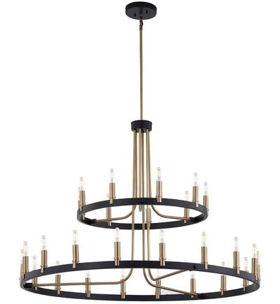 Justice Design Group - NSH-8048-MBBR - Clayton 42" Chandelier