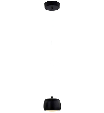 Justice Design Group - NSH-8113-MBLK - Frascati 4.5" Pendant
