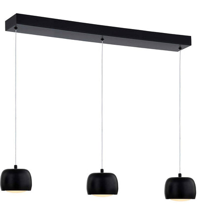 Justice Design Group - NSH-8115-MBLK - Frascati 4.5" Chandelier
