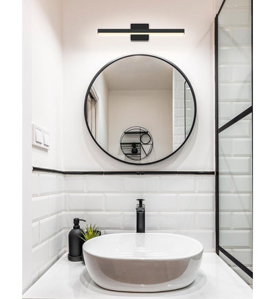 Justice Design Group - NSH-9091-MBLK - Lineari 16" Bath Bar