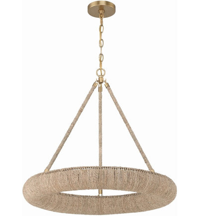 Crystorama - OAK-7536-SG - Oakley 24" Chandelier