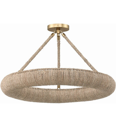 Crystorama - OAK-7536-SG_CEILING - Oakley 24" Semi-Flush Mount