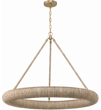 Crystorama - OAK-7538-SG - Oakley 32" Chandelier