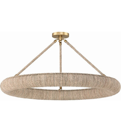 Crystorama - OAK-7538-SG_CEILING - Oakley 32" Semi-Flush Mount