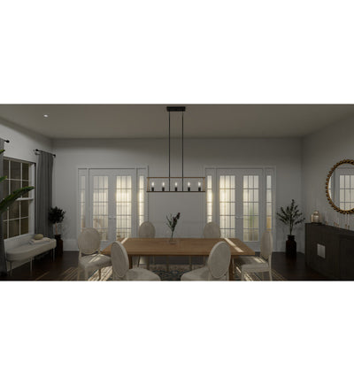 Quoizel - OKP542MBK - Oak Park 42" Island Light