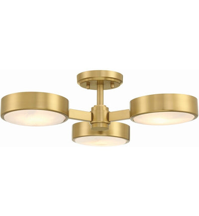 Crystorama - Orson 22.5" Semi Flush