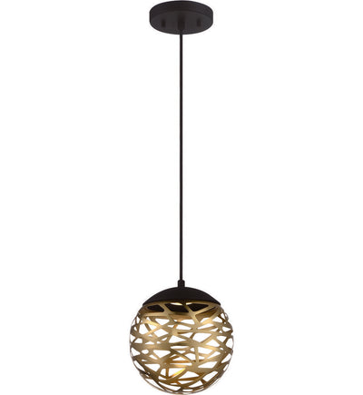 George Kovacs - P932-688-L - Golden Eclipse 7.88" Pendant