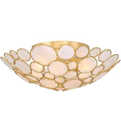 Crystorama - PAL-524-GA - Palla 16-Inch Semi-Flush Mount