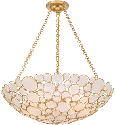 Crystorama - PAL-525-GA - Palla 24.5-Inch Chandelier