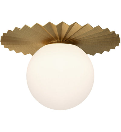 Alora Mood - Plume 13.875" Flush Mount