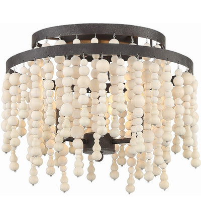 Crystorama - Poppy 15" Semi Flush