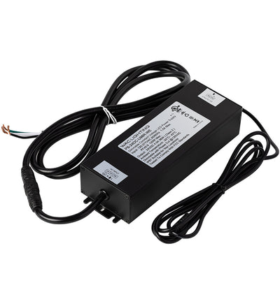 WAC Lighting - PS-24DC-U96R-WE - Wet Location Sealed Hardwired Electronic Transformer for Outdoor 24V Strip