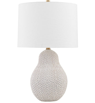 Troy Lighting - PTL2525-PBR/CSD - Crater 25.5" Table Lamp
