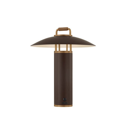 Troy Lighting - RTL7914-PBR/BRZ - Birk 13.75" Outdoor Table Lamp
